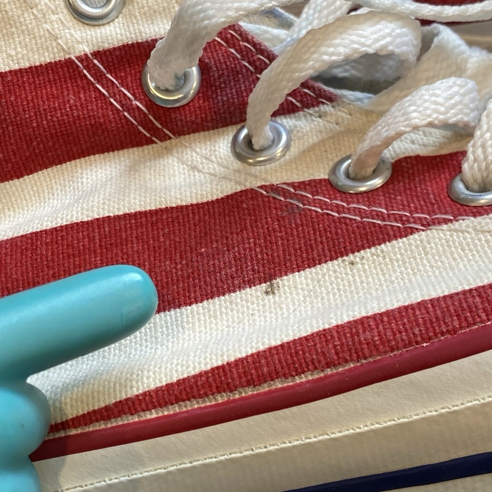 Converse Vintage USA Sneakers M5 W7 90s American Classic Patriotic Globetrotters - Picture 9 of 11